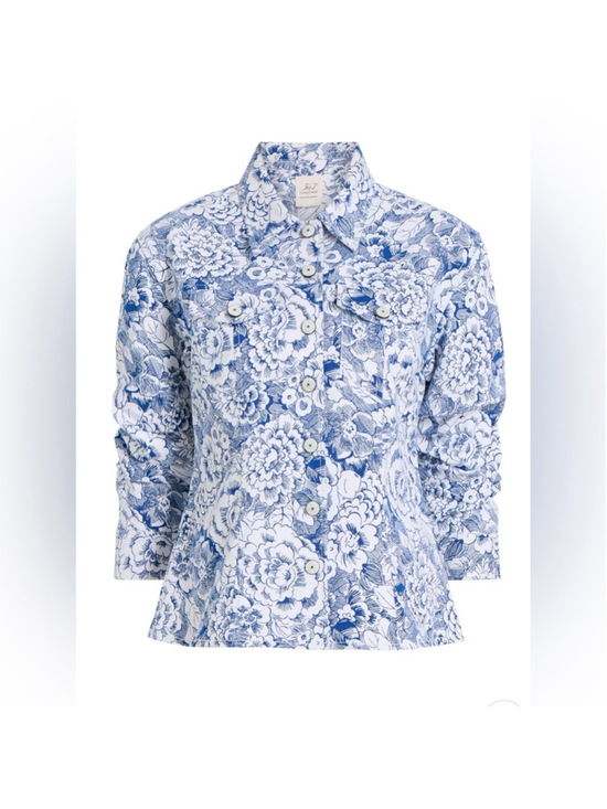 cinq a sept Jackets & Blazers - Cinq à Sept Sketchbook Floral Scrunched Canyon Jacket